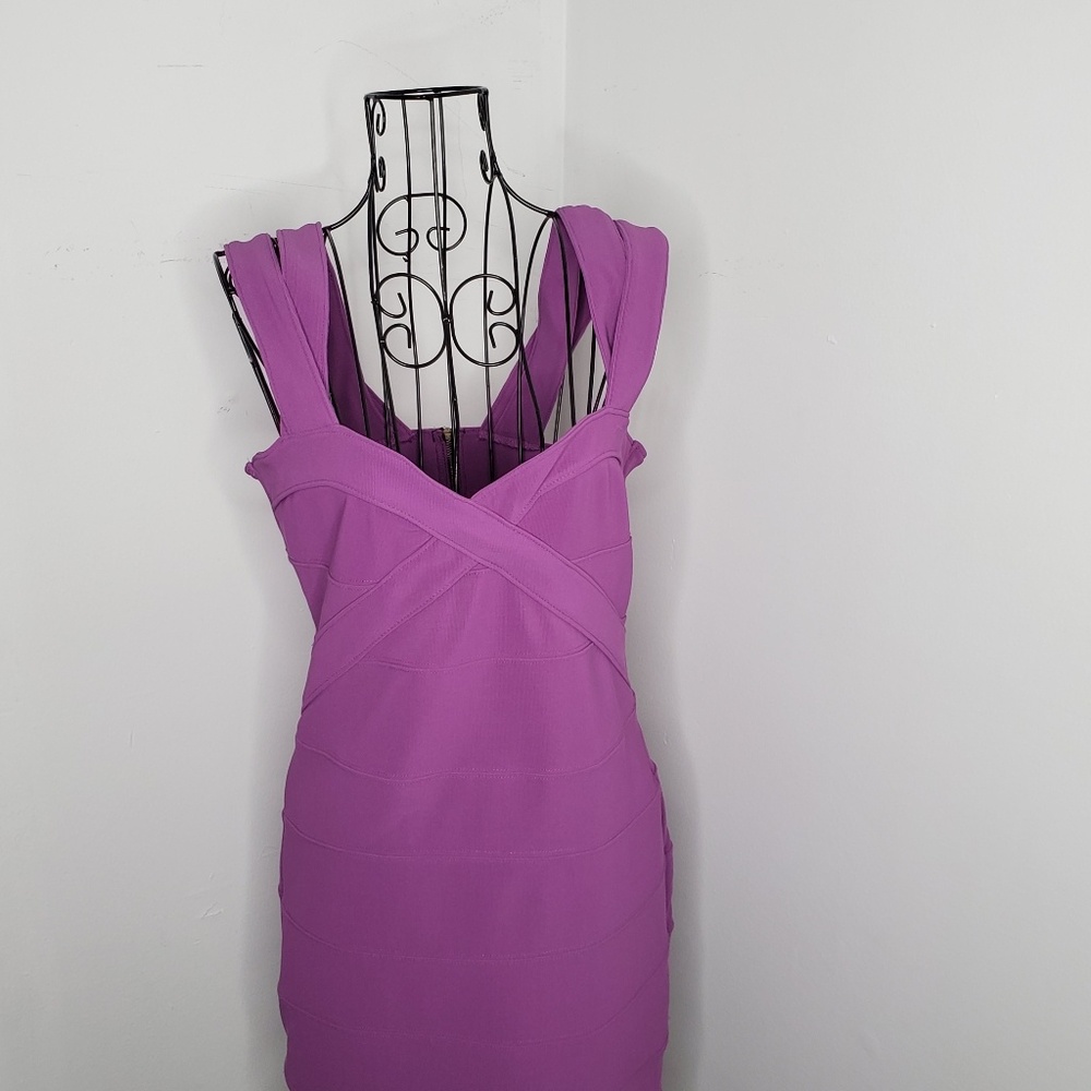 Topshop purple bandage dress🦄